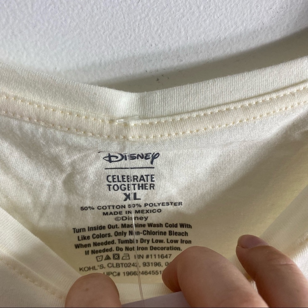 Disney Celebrate T-shirt Fireworks NWT XL Mickey Mouse Red White Blue Minnie - Picture 3 of 6